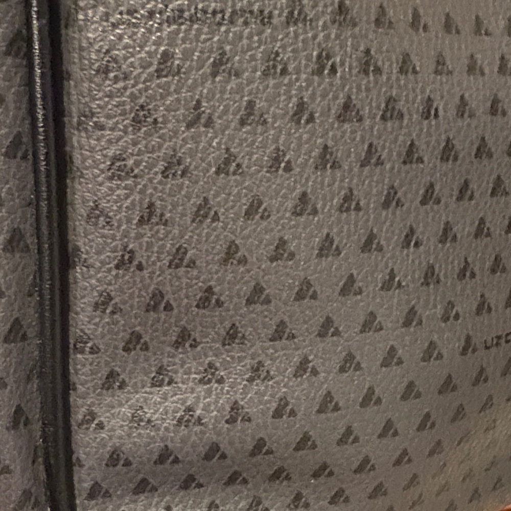 Liz Claiborne Black and Grey Crossbody Bag with Brass Accents - Picture 4 of 10